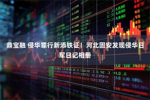 鼎宝融 侵华罪行新添铁证！河北固安发现侵华日军日记相册