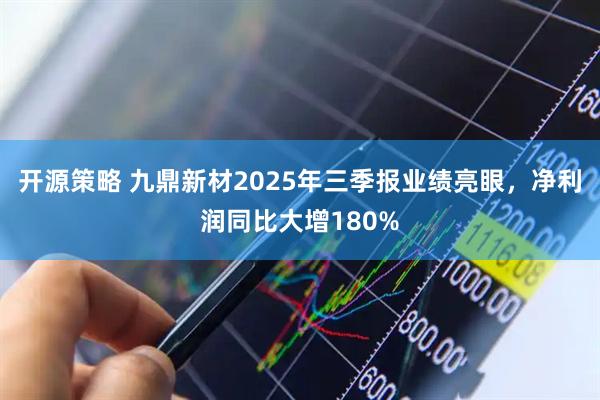 开源策略 九鼎新材2025年三季报业绩亮眼，净利润同比大增180%